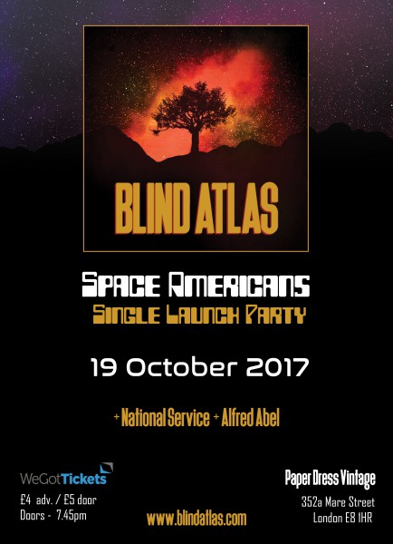 Space Americans poster - A4