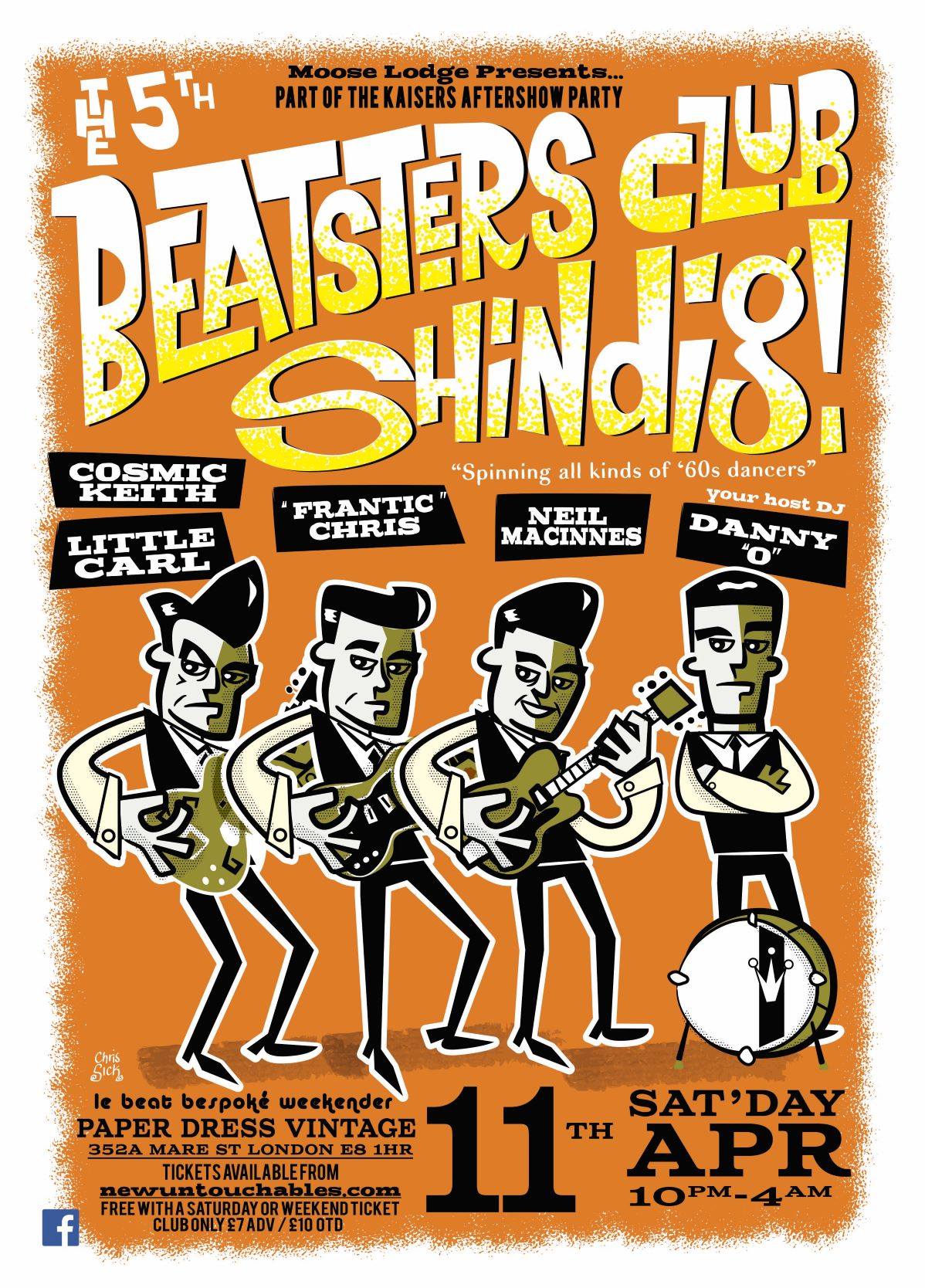 Le Beat Bespoke Afterparty! The Beatsters Club Shindig! // Paper Dress ...