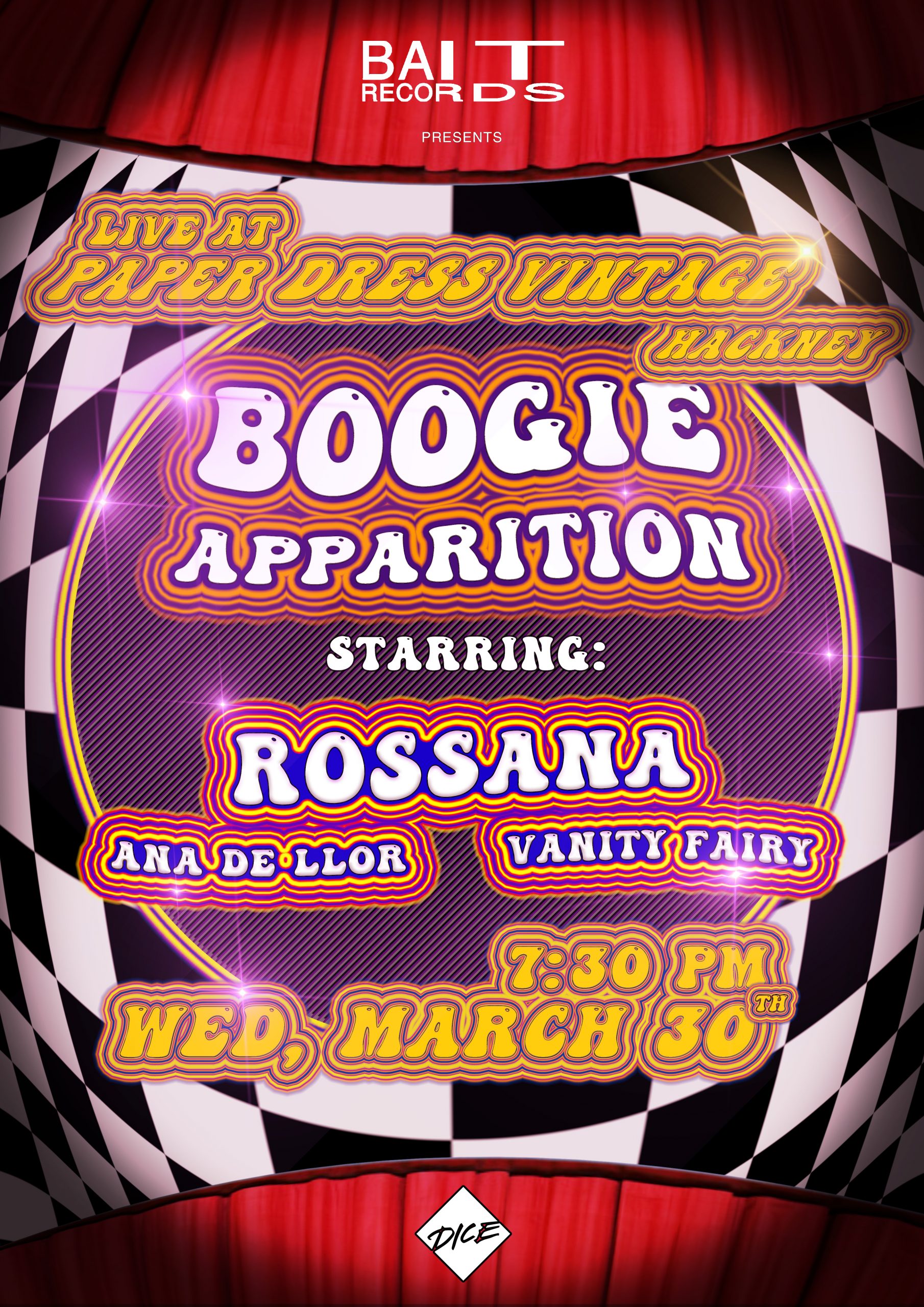 Bait Records’ Boogie Apparition: Rossana + Guests // Paper Dress